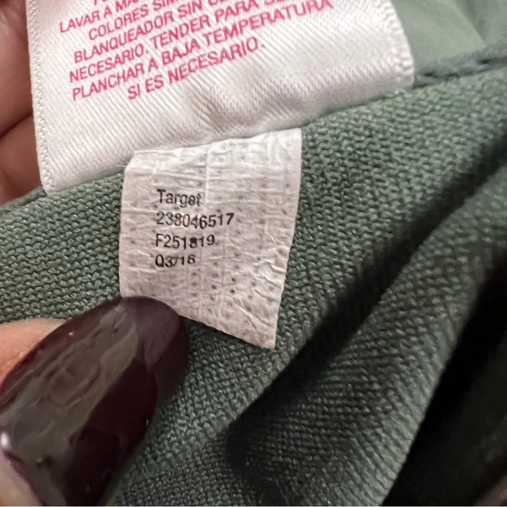 TARGET Green & White Polka Dot Bow Tie Shoulder Retro Bikini Top Removable Cup L - Picture 16 of 16